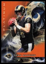 2015 Topps Platinum Orange Refractor Sean Mannion Rookie St. Louis Rams #147