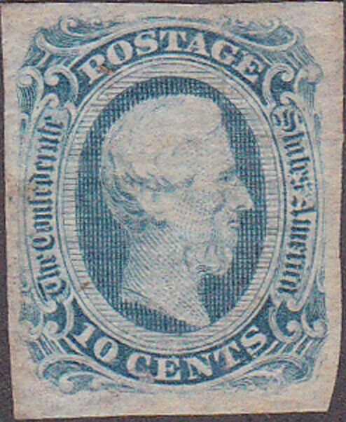 Confederate CSA #12 素晴らしい Cent Stamp ふるさと納税 Ten