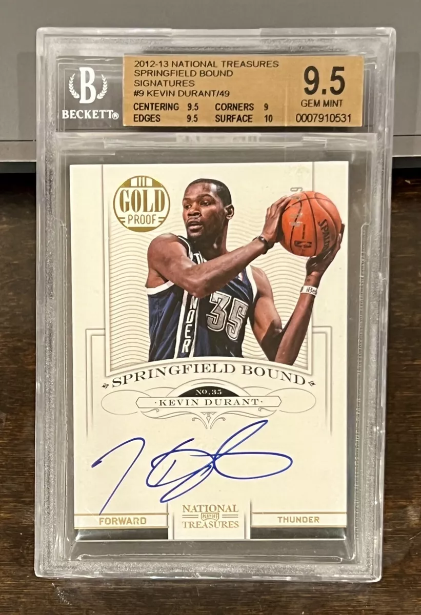 2013National treasures Kevin Durant bgs9