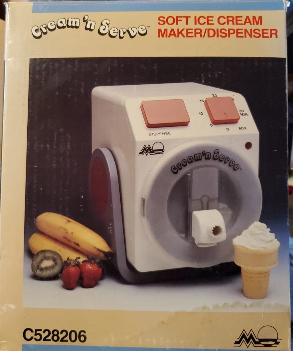 NEW VTG Gelato & Soft Ice Cream Maker Dispenser Cream N Serve C528205 NOS
Opens in a new window or t