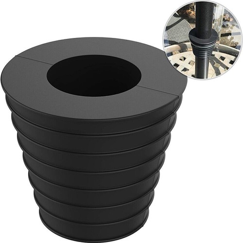 SUQ I OME Sonnenschirm-Lochring-Set Mit Kappe – Perfekt Für Tischschirme, 5,1 Cm, Lochabdeckung Aus Stabilem Kunststoff