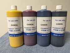 INK REFILL COMPATIBLE CANON MAXIFY GX1050/ GX2050 4000ML  PIGMENT + 4 SYRINGES