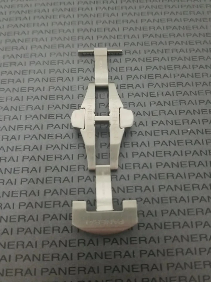 Panerai 22mm OEM Folding Deployment Deployant BDR Brushed Steel Buckle PAV00634 - Image 3 of 4