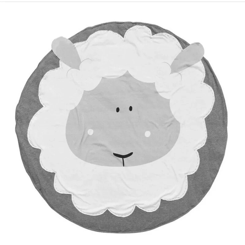 Animal 100% Cotton Play Mat - Sheep