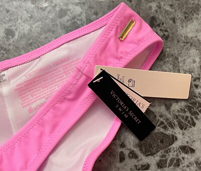 NWT VICTORIA'S SECRET PINK GOLD SCRUNCH RUCHED BACK ITSY