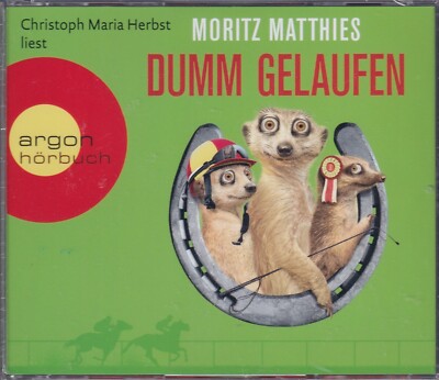 Moritz Matthies Erdmännchen Krimi Hörbuch 4x CD Dumm gelaufen Berliner Zoo K1979