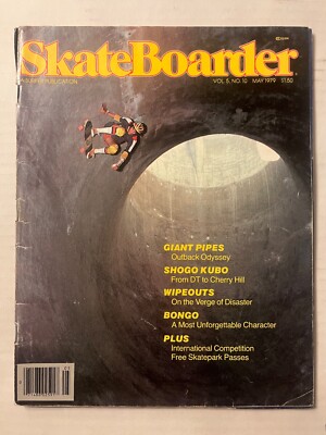 SKATEBOARDER Magazine Vol 5 No 10 May 1979 SHOGO KUBO CHRIS STROPLE D SCHNEIDER