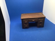 Vintage Doll House Furniture Desk, Wood