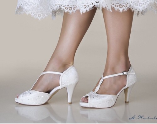 Scarpe Decoltè Sposa outlet online scarpe sposa Firmate Bianco Avorio  Svarowski | eBay