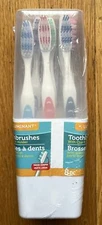 Luminant Toothbrush (soft) -Gentle on gums - (Pack Of 8 With Cup