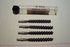 4-PC LOT NYLON BORE BRUSH .22 CALIBER RIFLE/PISTOL KleenBore NEW/Stiff as Bronze