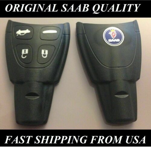 Saab 9-3 KEY FOB SAAB ORIGINAL FACTORY QUALITY WITH EMBLEM Remote Key shell