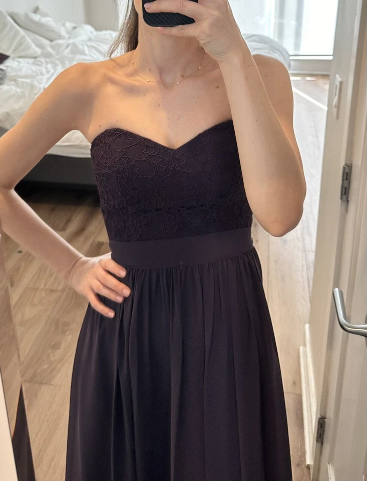 Vestido de dama de honor Bill Levkoff Foto 4 de 4