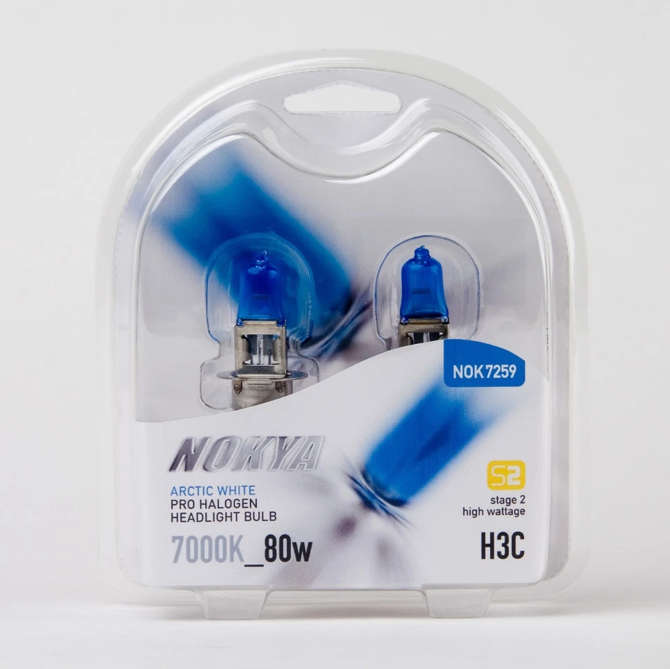 Nokya 7000K White H3C 64146BC Nok7259 80W Two Bulbs JDM Head Light Replacement - Изображение 2 из 4