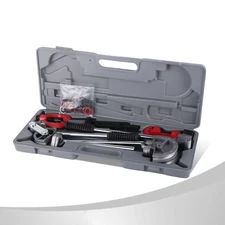 Double Pipe Flaring Tool Kit Tube Bender Cutter Pipe Repair Mechanic Brake Steel