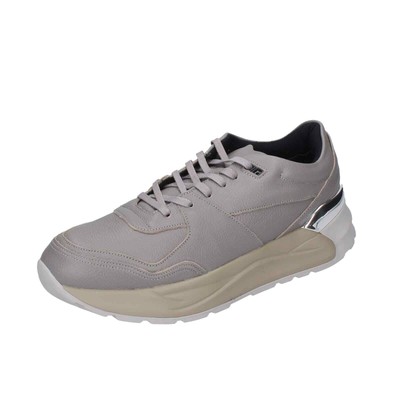 LIU JO Leather Grey Sneakers Mens Shoes BC137