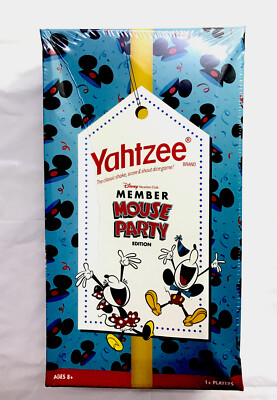 未開封 DVC Yahtzee Mouse Party sealed 2018 Yahtzee Disney Vacation Club Member Mouse Party Factory Sealed