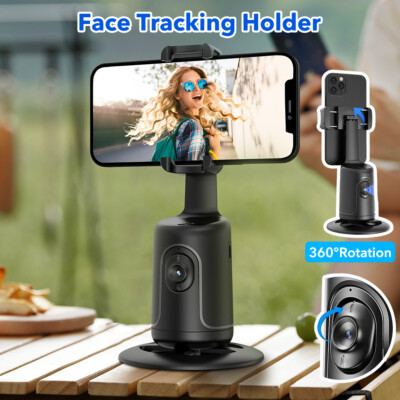 360° Rotating Auto Face Tracking Tripod Smart Selfie Stick Cameraman Phone Mount