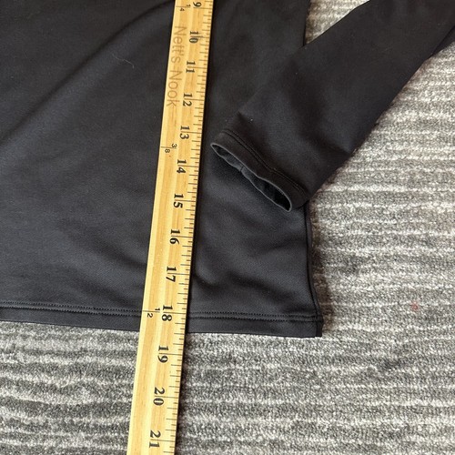 Champion Shirt Youth Medium Black Long Sleeve Mock Neck Workout Running Boys M - Picture 4 of 7
