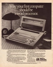 1989 Smith Corona Word Processor Print Ad PWP 2000 First Computer