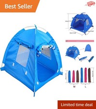 Cozy  Durable Pet Tent for Small Animals - Easy Pop-Up Indoor/Outdoor Tent