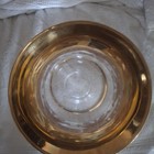 SC Line Italy 24K Gold Encrusted Crystal Glass 9" Footed Vase Original Sticker! — photo 6