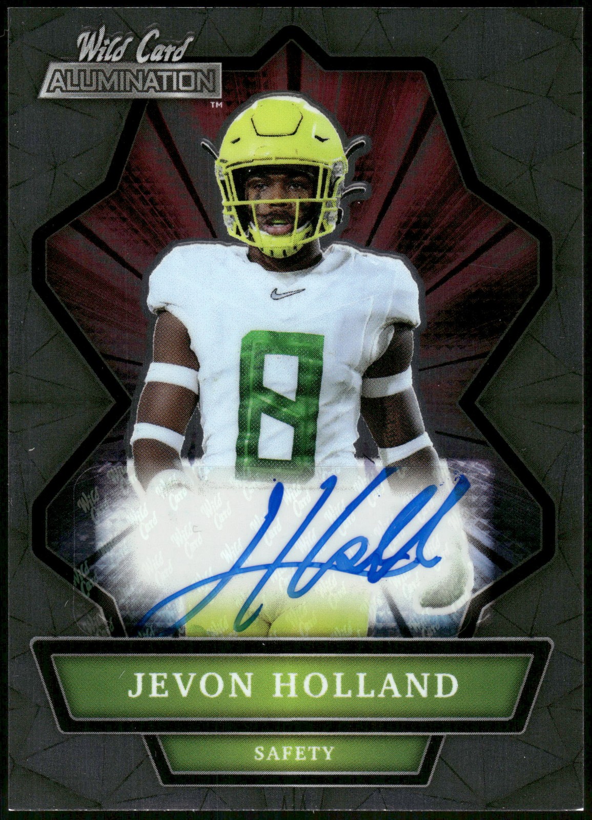 2021 Wild Card Alumination #ABC-A Jevon Holland Autographs Silver