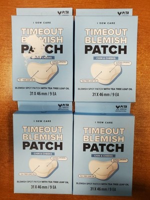 4 Pack: I Dew Care Timeout Blemish Patch Chin/Cheeks 9 ct ea (Exp 3/27) 5288-D6