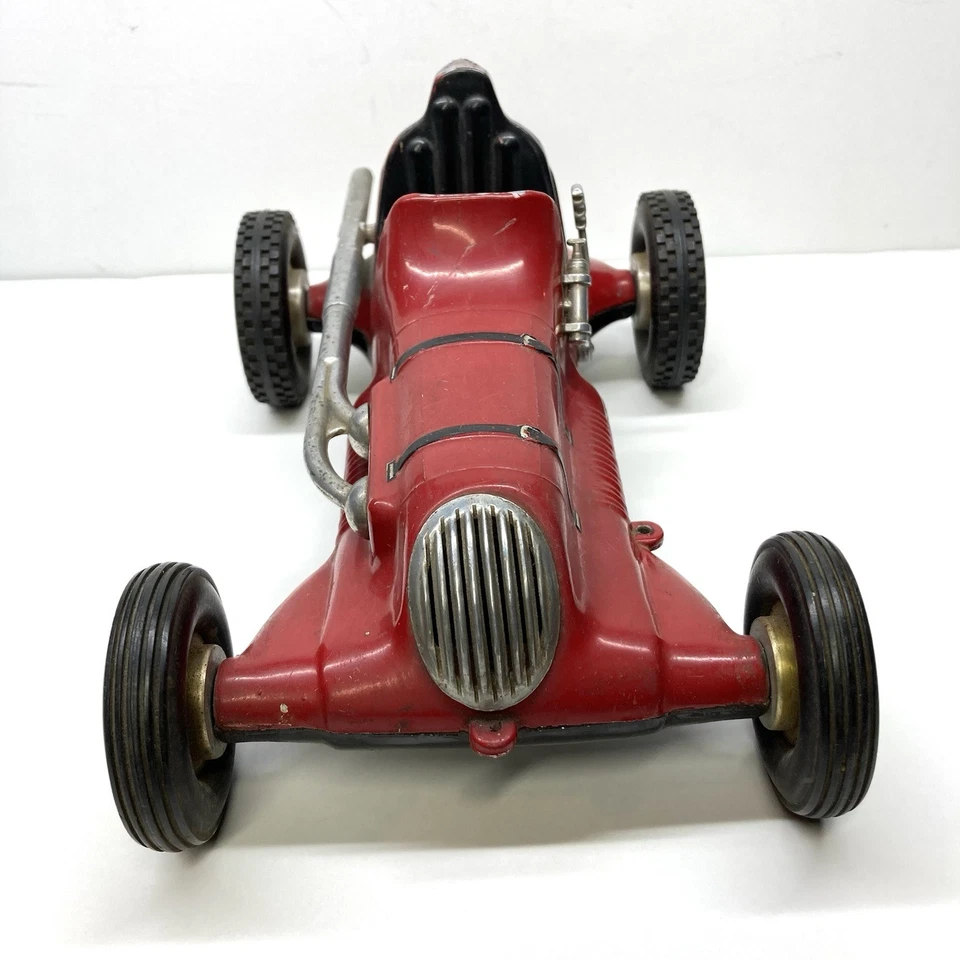 Vintage ROY COX #12 Red THIMBLE DROME CHAMPION TETHER TOY RACE CAR Made In USA - Image 3 of 4