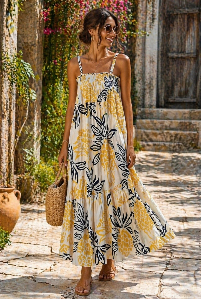 sachin and babi light blue dress Anthropologie Maeve Soraya Shimmer Tiered Maxi Dress main image 1