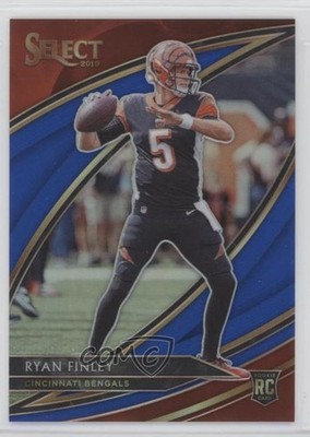 2019 Panini Select Field Level Blue Prizm 42/75 Ryan Finley #281 fm0
