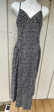 Madewell Dark Nightfall Nancy Long Dress 100%Cotton Women's, 8, NWT