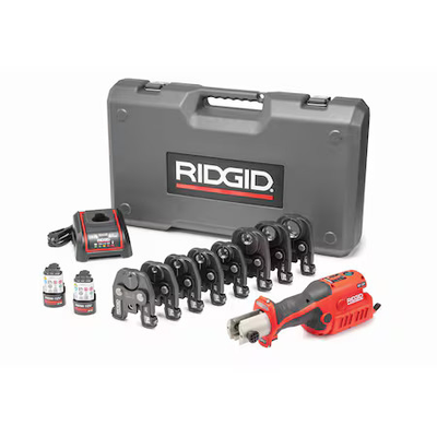 #ad Ridgid 55113 Compact Cordless Press Tool Jaw For 5 16 In Copper Pipe $296.99