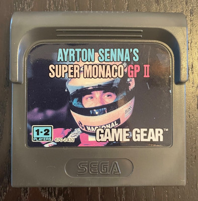 Ayrton Senna Super Monaco GP II (Sega Game Gear, 1992) - aus Sammlungsauflösung