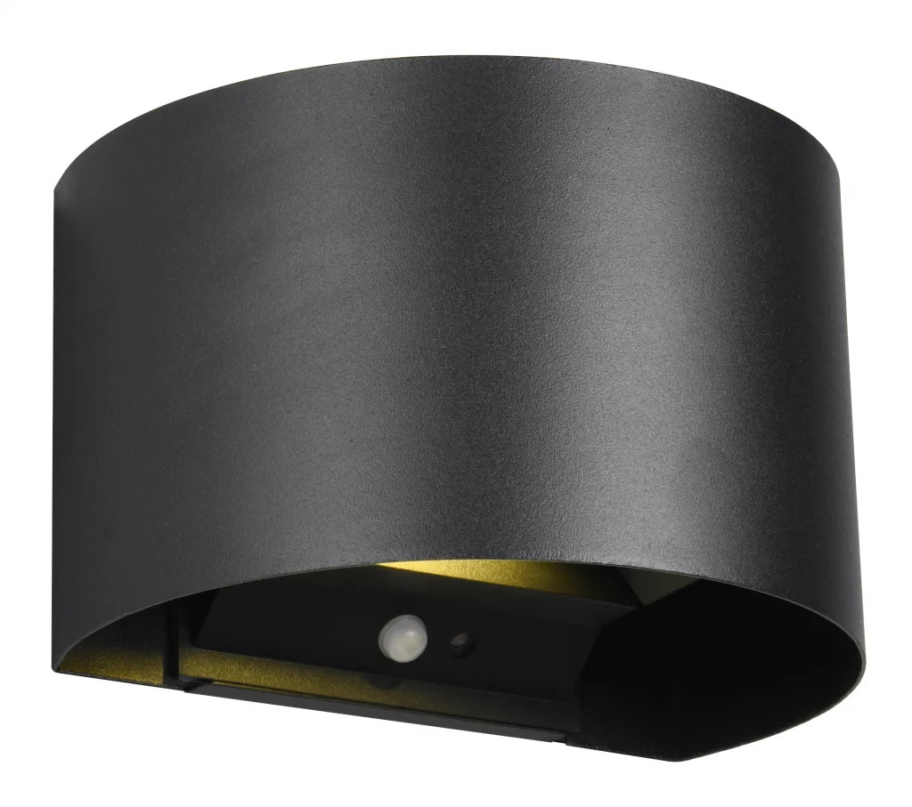 Battery Powered Light Black Talent LED Wall IP44 Matt Rechargeable Round Trio