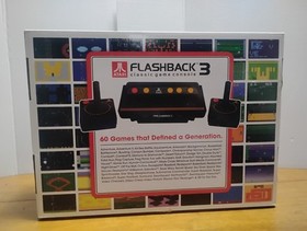 Atari Flashback 3 Console 60 Built-In Games 2 Controllers NTSC Composite RCA
