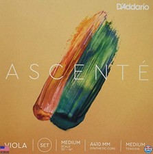 D'Addario Ascent  Viola Strings A410 MM Full Set Medium Tension for Medium Scale