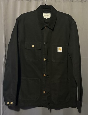 Carhartt WIP Men s Michigan Chore Coat, Black, Size XL