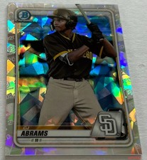 2020 Bowman Sapphire CJ ABRAMS #BCP-62 Base Washington Nationals