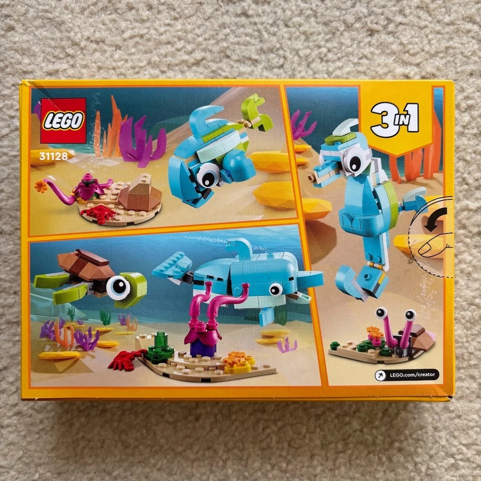 LEGO 31128 Creator 3 in1 Dolphin and Turtle Brand New In Box - Image 2 of 4