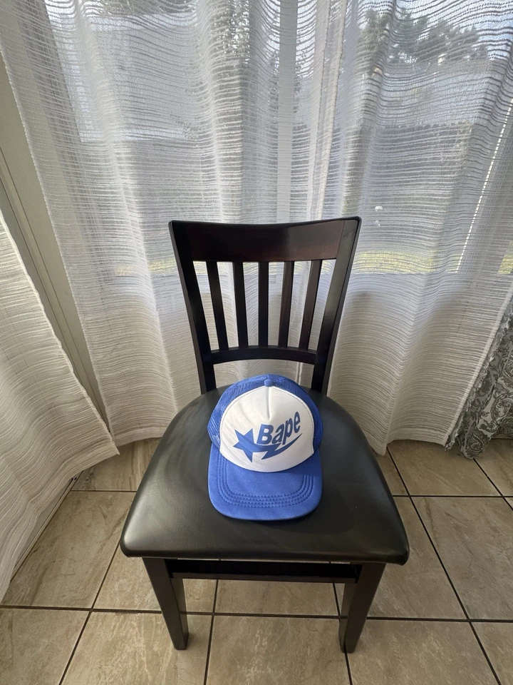 КЕПКА С ЛОГОТИПОМ BAPE STA ДЛЯ КУПАНИЯ ОБЕЗЬЯНЫ СИНЯЯ - Изображение 4 из 4
