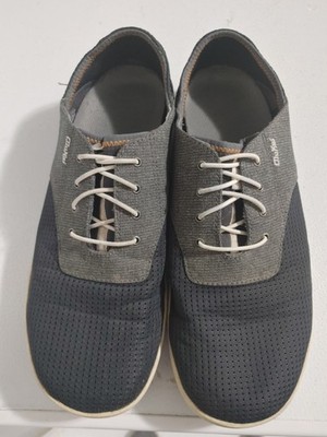 OluKai Nohea Moku Boat Shoes Mens Gray Textile Mesh Sneakers Size 11