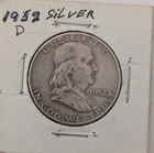 New Listing1952 D. Benjamin Franklin Half Dollar 90% Silver Circulated Coin