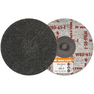 Walter 04U322 3'' Twist Quick Change Blendex U Multipurpose Discs Grade 6SF 10 pk