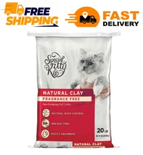 Special Kitty Non-Clumping Unscented Natural Clay Litter, 20 lbs