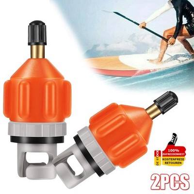 2STK Stand-Up-Paddle-Board-Pumpenadapter,Stark abdichtend, für aufblasbare Boote