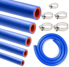 5PCS Silicone Heater Hose Kit,5/16" 3/8" 1/2" 5/8" 3/4" Coolant Radiator Line