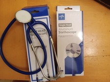 Medline Dual-head Stainless Cardiology Stethoscope Medical Clinic Doctor Adult