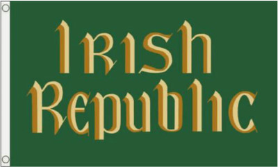 IRISCHE REPUBLIK OSTERN STEIGENDE FLAGGE 5' x 3' Eire Irland 1916 keltische Republikaner