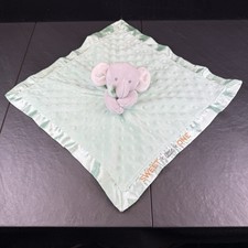 Carter's Child Mine Green Elephant Lovey 14" Plush Sweet Little One Rattle 2017
